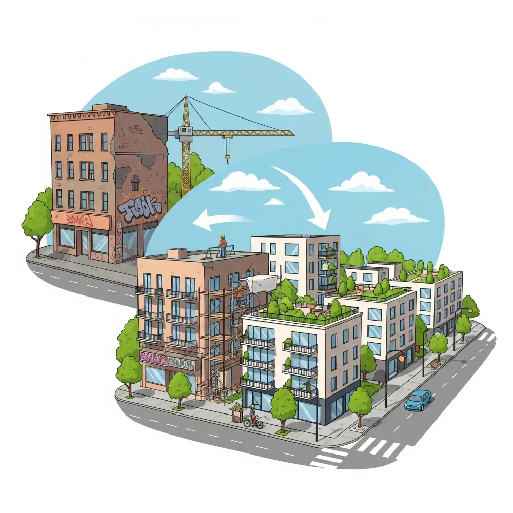 From commercial premises to residential unit: a key process for urban regeneration